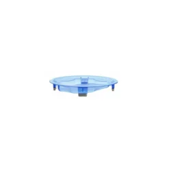 Assiette antidérapante bleu ø 23,5 cm - par 12