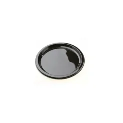 Assiette à carpaccio PET noir ø 23 cm - par 25