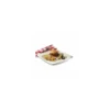 Assiette carrée bio 26 cm en bagasse - par 40