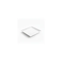 Assiette carrée carla porcelaine blanche 19 x 19 x 2 cm - par 6