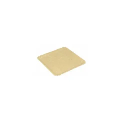 Assiette carton ingraissable kraft brun 210 x 210 mm - par 100