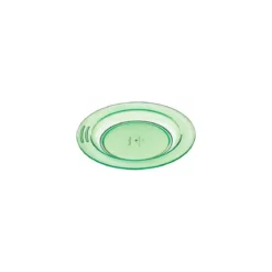Assiette demi-creuse copolyester verte ø 18 cm - par 6