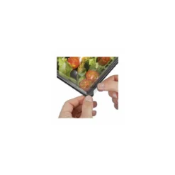 Assiette fond noir avec couvercle Cristal PET 70 cl - par 240