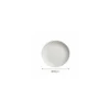 Assiette ronde carton intérieur écru extérieur blanc Ø 9,7 cm - par 50