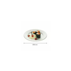Assiette wave bagasse ø 23 cm - par 50