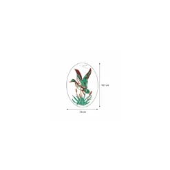 Azyme canard ovale 107 x 76 mm - par 18