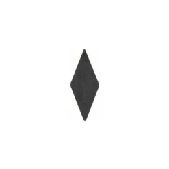 Azyme losange noir 24 x 14 mm - par 260