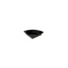 Bac angle 90° plexi noir pour kit Petale 26,5 x 26,5 x 5 cm