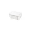 Bac empilable rectangulaire blanc PEHD 15 L 40 x 30 x 21,5 cm