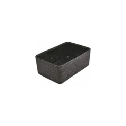 Bac kata crock mélamine noir 17,5 x 26 x 10 cm