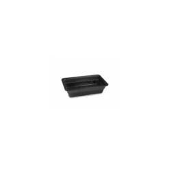 Bac mélamine noir GN 1/4 H. 6,5 cm