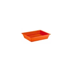 Bac mélamine orange GN 1/2 H. 6,5 cm