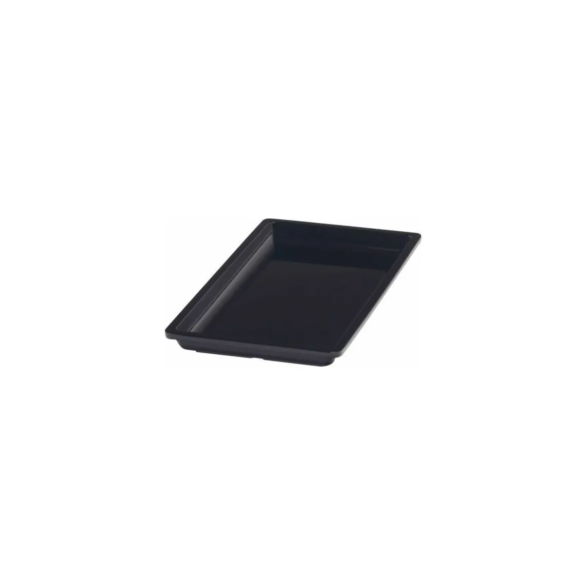 Bac mélamine Vestah noir GN 1/3 H. 3 cm