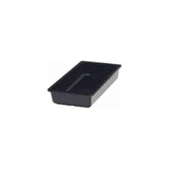 Bac mélamine Vestah noir GN 1/3 H. 6,5 cm