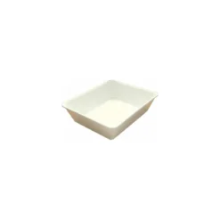 Bac plexi GN 1/2 blanc H. 8 cm 32,5 x 26,5 cm
