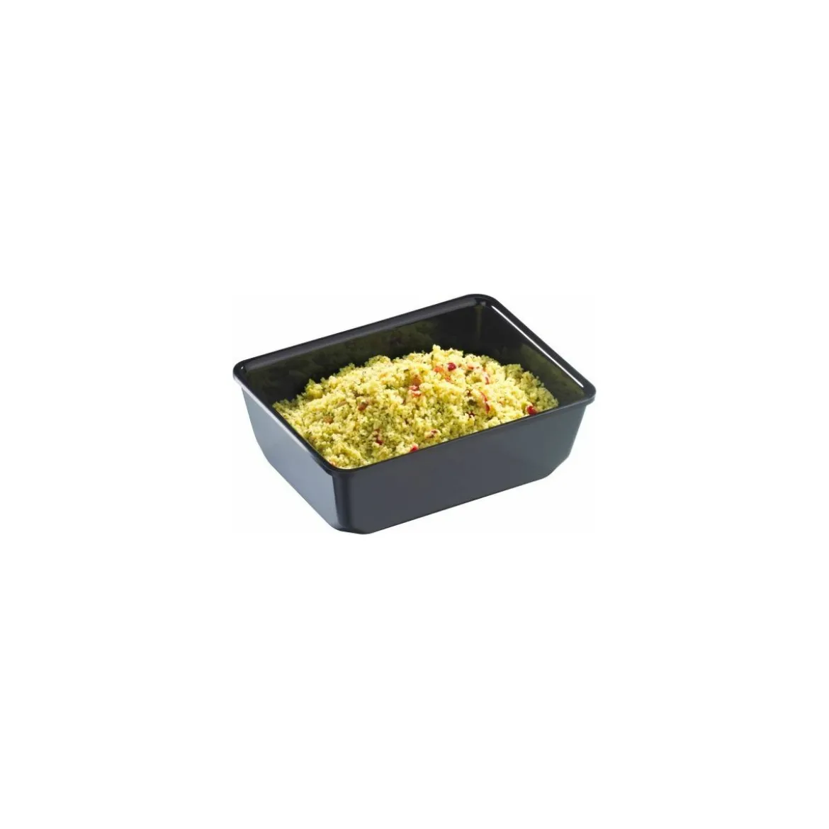 Bac plexi GN 1/2 noir H. 8 cm 26,5 x 32,5 cm