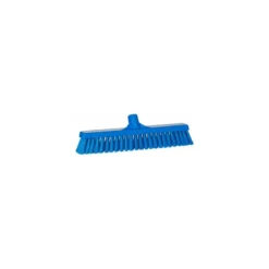Balai Vikan fibres souples et dures bleu 41 x 12 cm