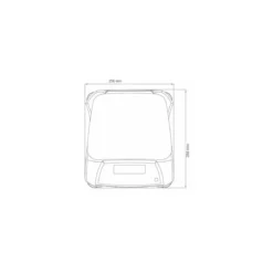 Balance de table Valor 2000 inox étanche 3 kg / 0,5 g