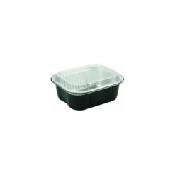 Barquette aluminium noir lisse Ready2Cook 579 ml - par 150