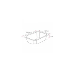 Barquette carton scellable décor nature 75 cl - par 65
