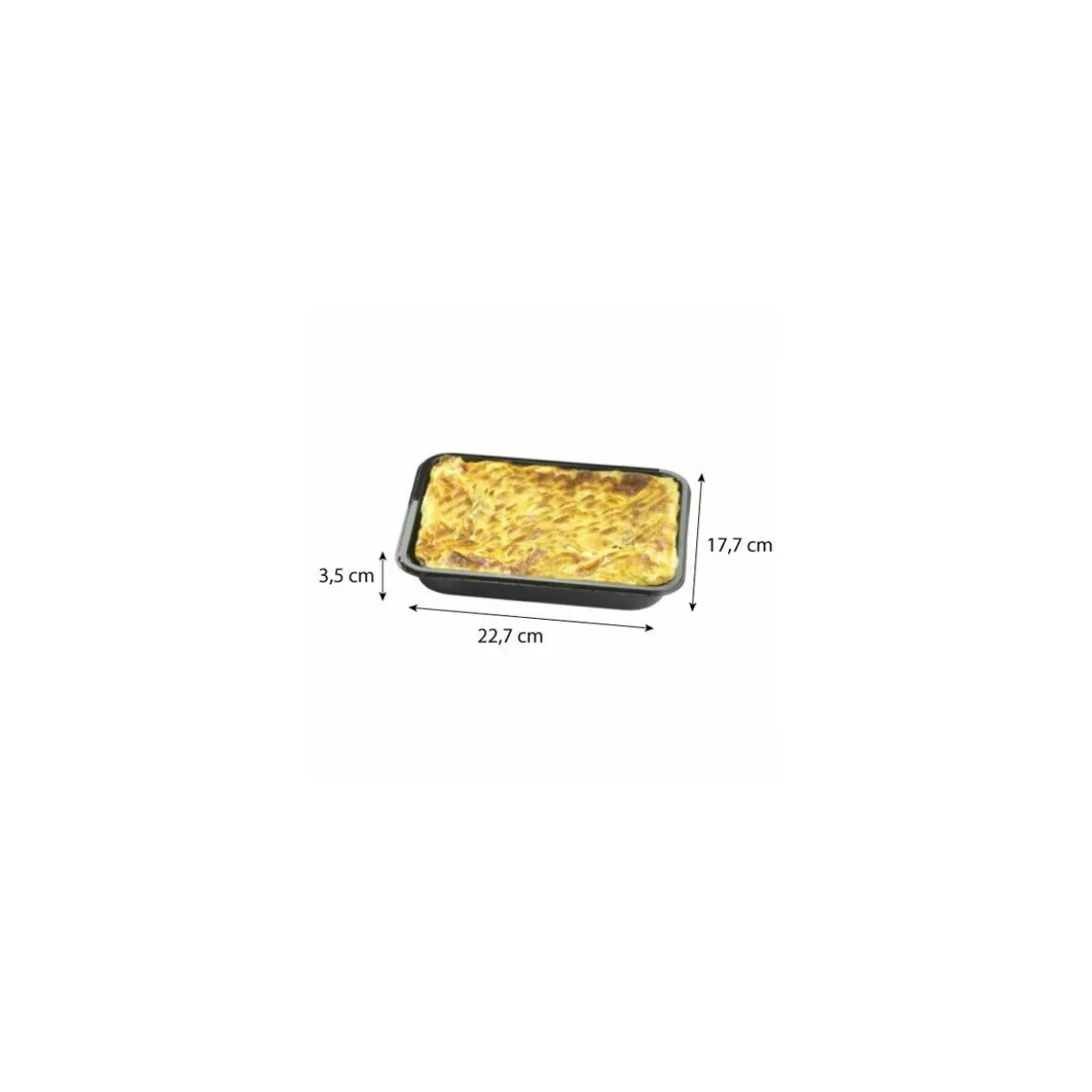 Barquette CPET scellable noire 140 cl - par 310