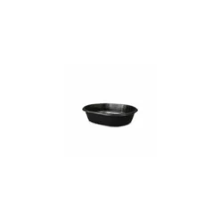 Barquette noire micro-ondable ovale 700 ml - par 280