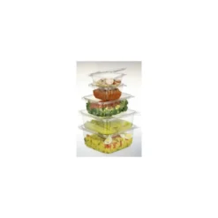 Barquette plastique avec couvercle Optipack 750 ml - par 400