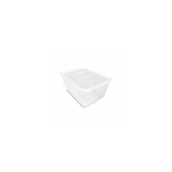 Barquette plastique micro-ondable 1350 ml avec couvercle - par 100