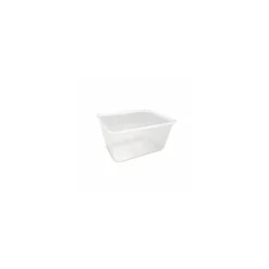 Barquette plastique micro-ondable 1800 ml avec couvercle - par 100
