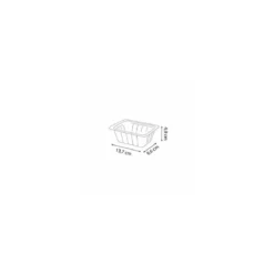 Barquette plastique noire scellable 375 ml - par 100
