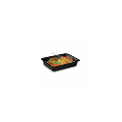 Barquette plastique noire scellable Alphacel 1000 ml - par 100