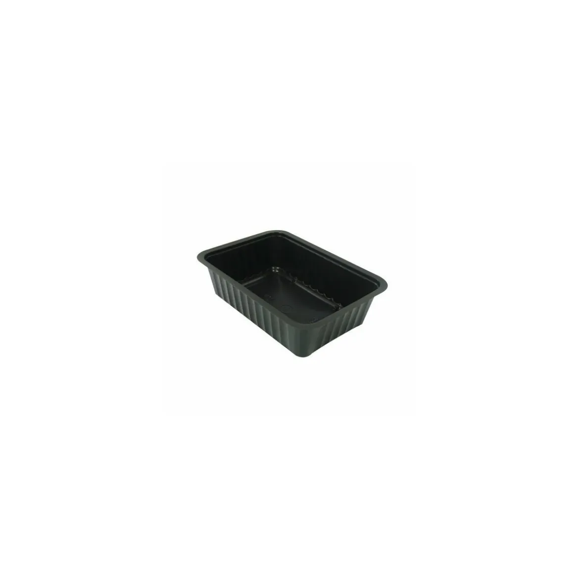 Barquette plastique noire scellable Alphacel 1000 ml - par 100