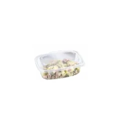 Barquette plastique transparente avec couvercle Ondipack 750 ml - par 50