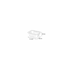 Barquette plastique transparente scellable 310 ml - par 200