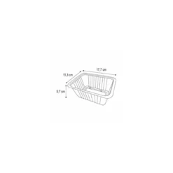 Barquette plastique transparente scellable 760 ml - par 100