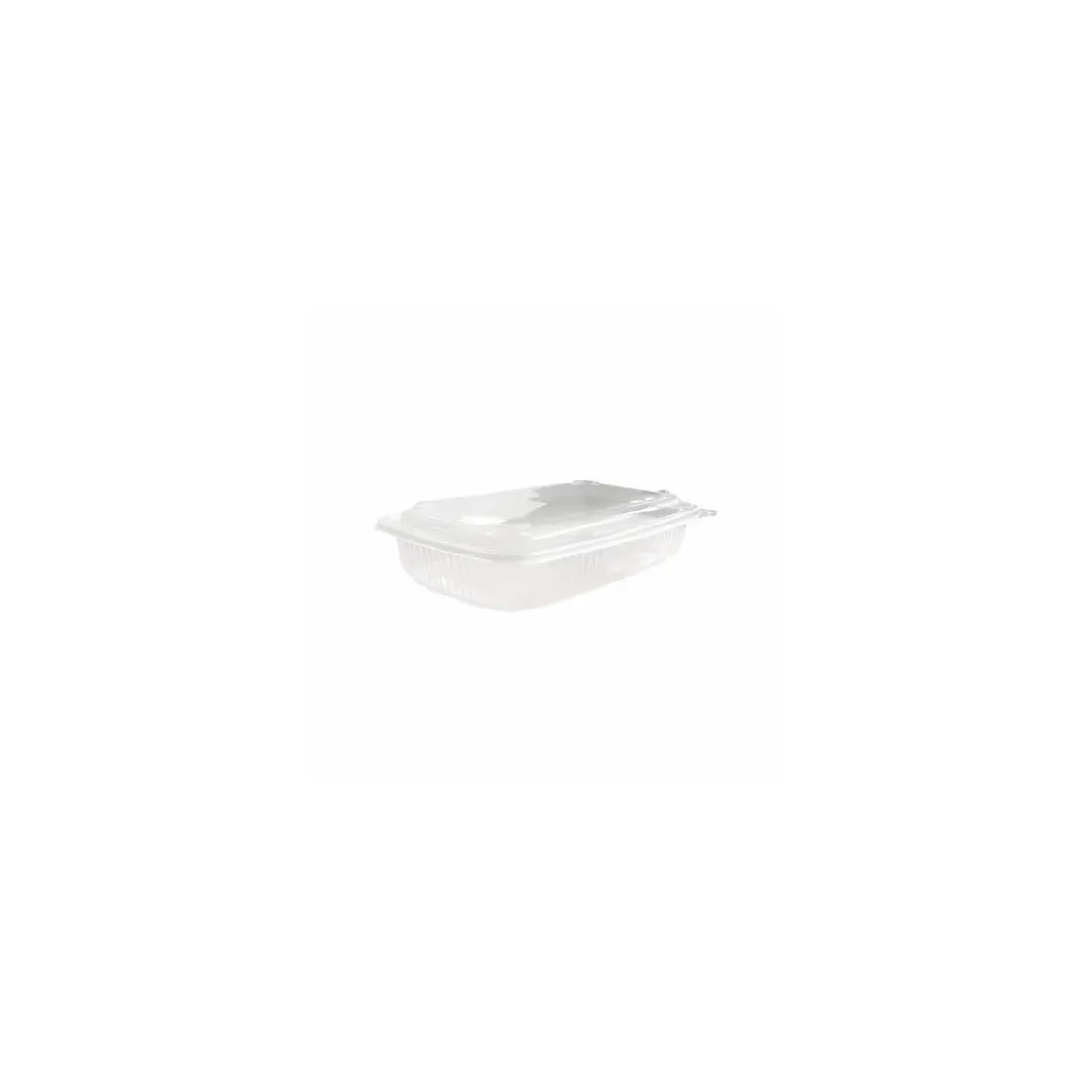 Barquette plastique transparente avec couvercle Ondipack 700 ml - par 50