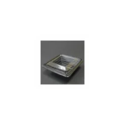 Barquette salade Pyramipack noire 250 ml avec couvercle - par 40