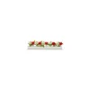 Barrette blanche marguerites et roses 25 cm - par 12