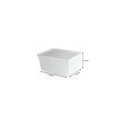 Boite Carty blanche avec couvercle 1350 ml - par 100