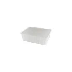 Boite Carty blanche avec couvercle 3000 ml - par 90