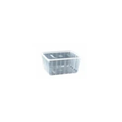Boite Carty transparente avec couvercle PP 1350 ml - par 25