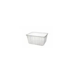 Boite Carty transparente avec couvercle PP 1800 ml - par 25
