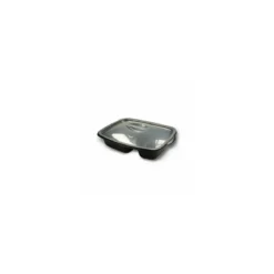 Boite plats cuisinés PP 2 compartiments 55 + 35 cl - par 200