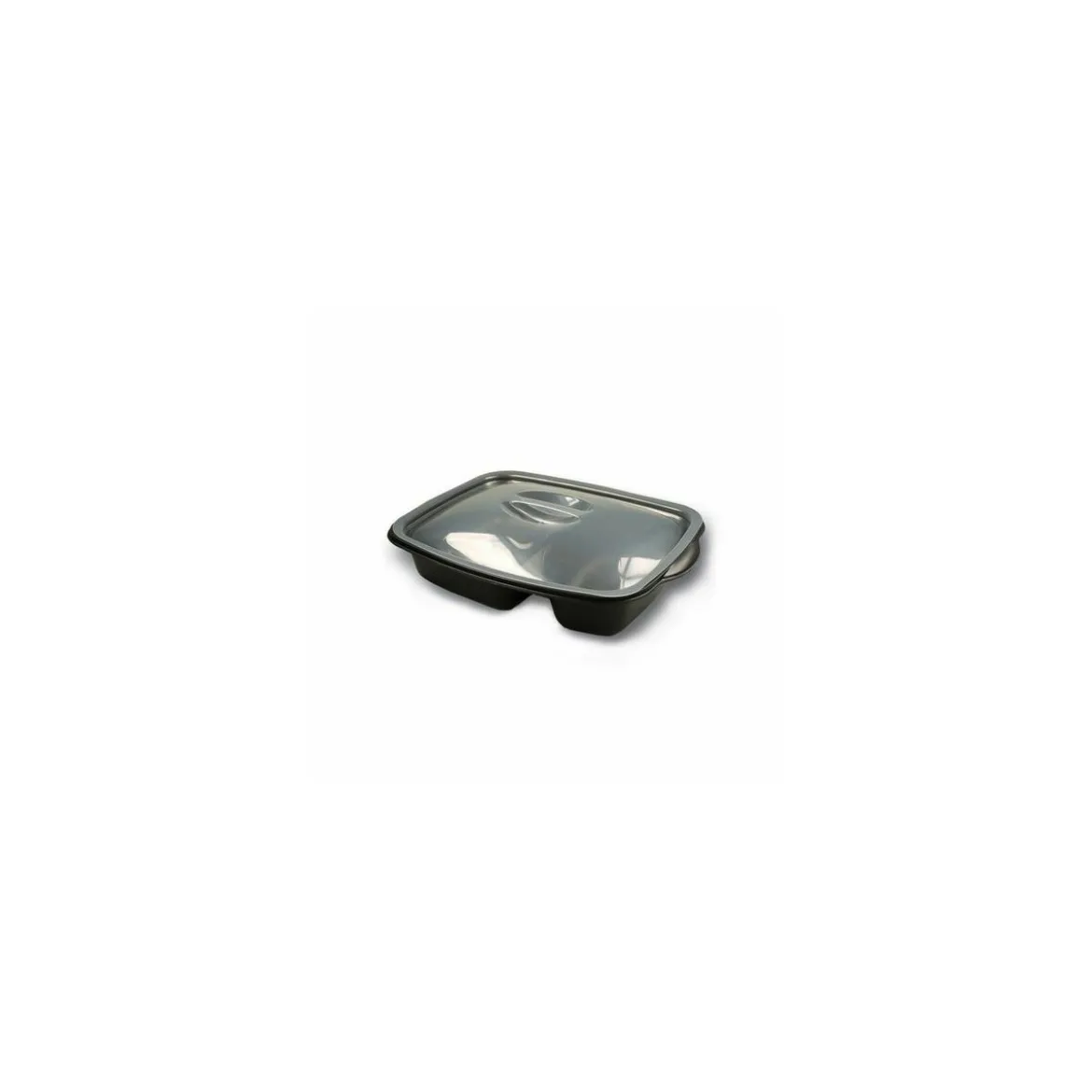 Boite plats cuisinés PP 2 compartiments 55 + 35 cl - par 200