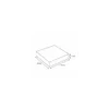 Boite pâtissière blanche en carton 33 x 33 x 5 cm - par 50