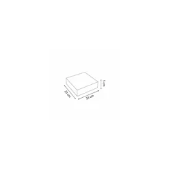 Boite pâtissière blanche en carton 23 x 23 x 5 cm - par 50