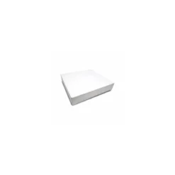 Boite pâtissière blanche en carton 26 x 26 x 5 cm - par 50
