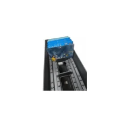 Boite rangement pour 60 étiquettes plastique noir 41 x 19 x 15 cm
