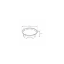 Boite ronde plastique transparente avec couvercle Olipack 750 ml - par 200