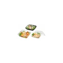 Boite à salade Crudipack 500 ml cristal avec couvercle - par 80